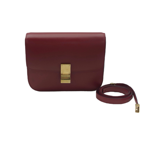 Celine Celine Box calf Shoulder Bag Leather Shoulder Bag - Picture 1 of 16